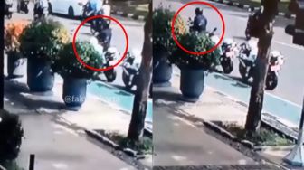 Viral Pemotor Kepergok Curi Helm Petugas Dishub, Malah Dibela Warganet, Kok Bisa?