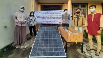 Bantu Warga Pulau Rimau yang Kesulitan Air Tawar, Mahasiswa ITERA Buat Alat Distilasi