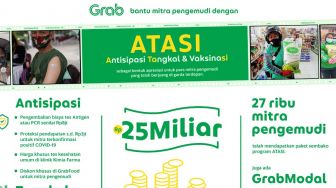 Grab Beri Bantuan Rp 25 Miliar untuk Mitra Pengemudi