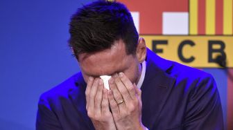 Sudjiwo Tedjo Komentari Tangisan Perpisahan Lionel Messi dengan Barcelona