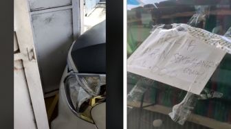 Viral Mobil Parkir Sembarangan Mepet Pintu, Pedagang Sampai Ngamuk Tak Bisa Buka Toko