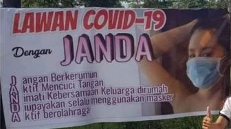 Viral 'JANDA' Diajak Lawan COVID-19, Netizen: Bisa Diserang Kaum Feminist Ini