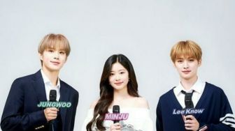 Akhirnya Satu Frame Bareng, MBC Bagikan Foto Jungwoo, Lee Know, dan Minju