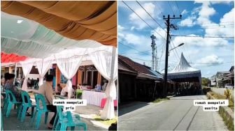 Viral Jodoh 5 Langkah, Pengantin ini Menikah dengan Tetangga Sendiri