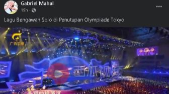 CEK FAKTA: Benarkah Lagu Bengawan Solo di Penutupan Olimpiade Tokyo?