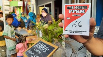 Aseekk Lur! Ada Nasi Goreng PPKM di Solo, Harganya Rp 1.000 Per Porsi Lho