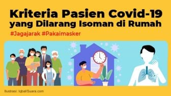 INFOGRAFIS: Kriteria Pasien Covid-19 yang Dilarang Isoman di Rumah