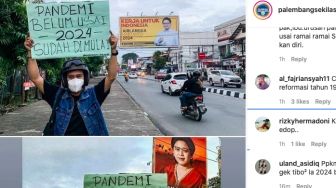 Muncul Foto Protes Baliho Disebut Mau Pilpres 2024, Netizen Riuh