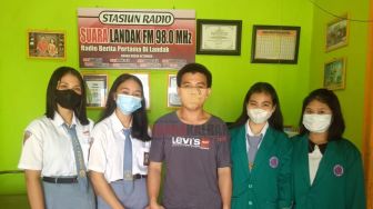 Radio Suara Landak jadi Lokasi Magang Siswa SMK