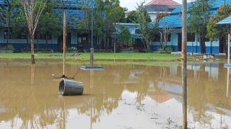 Gedung SMP 24 Samarinda Sudah Sering Kebanjiran, Fasilitas Sekolah Selalu Jadi Korban