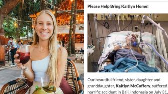 10 Potret Kaitlyn McCaffery, Influencer AS yang Kecelakaan dan Koma di Bali