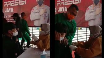 Viral Omongan Kocak Remaja Ketakutan saat Disuntik Vaksin Covid-19