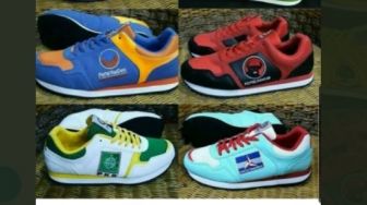 Heboh! Sneaker Motif Parpol di E-Commerce, Sepasang Dihargai Rp 155 Ribu