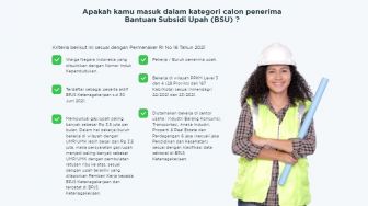 Informasi Status BSU Kemnaker, Sudah Terdaftar BLT Subsidi Gaji atau Belum?