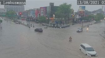 Penanganan Banjir, Lajur Lambat di Simpang 4 Lembuswana Samarinda Mau di Bongkar