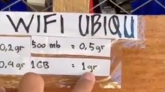 Viral Harga Voucher Wifi di Papua, Kuota 1 GB Senilai 1 Gram Emas