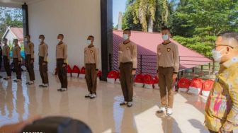Bupati Turun Langsung, Tinjau Anggota Paskibraka