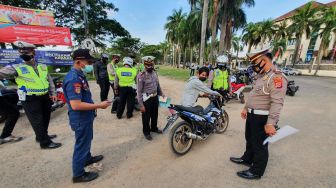 Setop! Knalpot Brong ‘Dilarang’ Melintas di Kota Cilegon