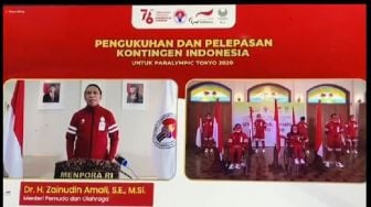 Menpora Kukuhkan dan Lepas Kontingen Indonesia ke Paralimpiade Tokyo 2020