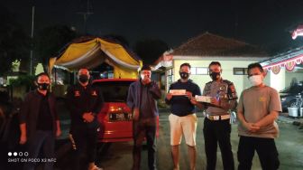 Pengendara Ini Tabrak Motor di Alun-alun Rangkasbitung Lalu Kabur