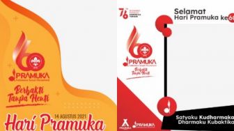 LENGKAP! Link Twibbon Hari Pramuka 2021, Semangat Tetap Terasa Walau Tak Bertemu