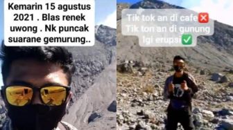 Viral Pendaki Pose di Gunung Merapi Saat Status Siaga, BTNGM Ragu Kebenarannya