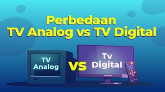 INFOGRAFIS: Perbedaan TV Analog Vs TV Digital