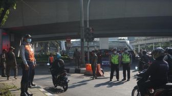 Berlaku Hari Ini, Ratusan Personel Gabungan Awasi Penerapan Gage di Tiga Kawasan Jakarta
