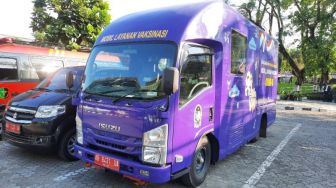 Dua Pekan Beroperasi di Balai Kota Yogyakarta, Mobil Vaksin Imunisasi 50 Orang Per Hari