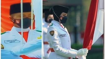 Keren! Siswa SMAN 1 Kalijero Lampung Jadi Penggerek Bendera HUT ke-76 RI di Istana Negara