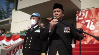 KRI Sultan Iskandar Muda Ikut Perayaan Kemerdekaan Indonesia di KBRI Turki