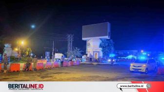 Polda Gorontalo dan Polres Jajaran Tutup Sejumlah Ruas Jalan