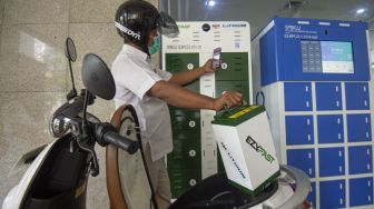 Gojek Uji Coba Komersial 500 Motor Listrik di Jaksel, Tersedia Cabinet Battery Swap