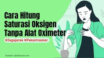 INFOGRAFIS: Cara Hitung Saturasi Oksigen Tanpa Alat Oximeter