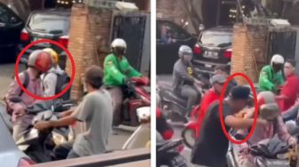 Viral Dua Pemotor Nyaris Baku Hantam, Langsung Kena Mental Gegara Aksi Pria Ini