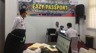 Pandemi Covid-19, Permohonan Pembuatan Paspor di Kantor Imigrasi Banda Aceh Minim