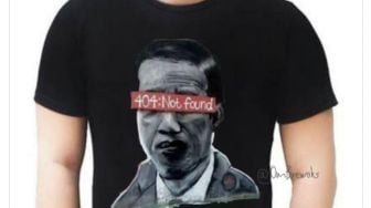 Polisi Tangkap Orang Posting Desain Kaos dengan Tulisan Jokowi 404: Not Found