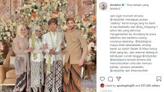 Dinda Hauw Foto Bersama Lesti Kejora di Pelaminan, Netizen Tanya: Yang Manten yang Mana?