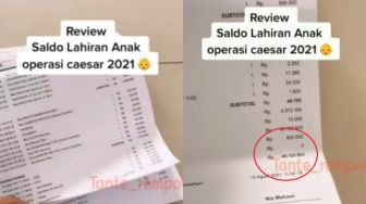 Pria Review Rincian Biaya Lahiran, Pas Lihat Totalnya Bikin Tepuk Jidat