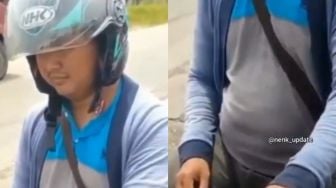 Viral Pria Tak Bisa Bergerak, Tubuhnya Mendadak Kaku di Atas Motor