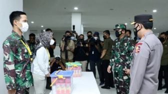 Panglima Restui Sukarelawan RS Wisma Atlet Annisa Rizkika Daftar Jadi Anggota TNI AL