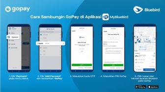 GoPay Jadi Opsi Pembayaran di Aplikasi MyBluebird