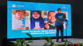 Bertahan di Tengah Pandemi, Sukaraja Jadi Desa Digital QRIS Netzme