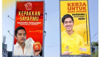 Kaesang Pasang Baliho Warna Merah dan Kuning, Sindir Puan dan Airlangga?