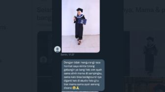 Ditinggal Orangtua Sebelum Wisuda, Wanita Minta Tolong Fotonya Diedit: Biar di Sana Bangga