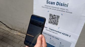 Mal di Tangerang Dibuka, Pengunjung Wajib Scan Barcode Aplikasi Peduli Lindungi