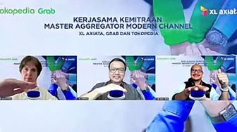 Agresif Pacu Penjualan, XL Axiata Gandeng Grab dan Tokopedia