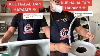 Viral Kue Ultah Halal Tapi Haram, Video Ditonton 18 Juta Kali Bikin Melongo