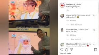 Tonton Pernikahan Risky Billar dan Lesti Kejora di TV, Nenek Ini Nangis Ketika Acara Sungkeman