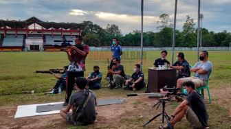 Atlet Perbakin Sanggau Bersiap Hadapi Perbakin Cup Kalbar 2021